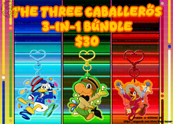 The Three Caballero Keychain Bundle