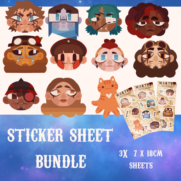 The Mechanisms Sticker Sheet BUNDLE