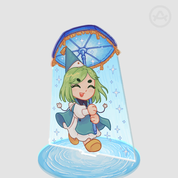 Coco with umbrella Acrylic Standee