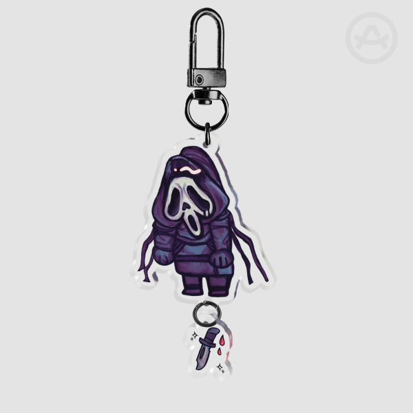 Ghostface and little knife Connection Acrylic Keychain