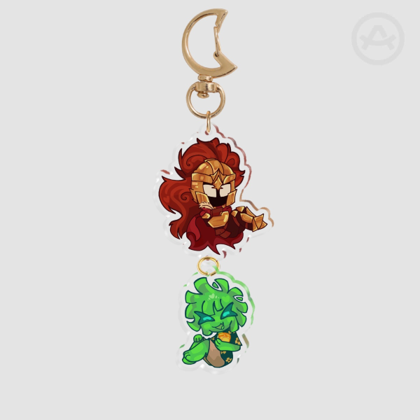 D3rlord3 - SlimeKnight Connection Acrylic Keychain
