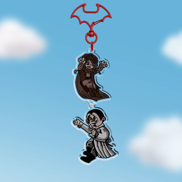 Owen & Legundo Vampires SMP Connection Acrylic Keychain