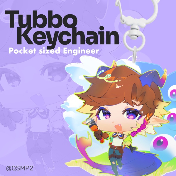 Tubbo QSMP keychain
