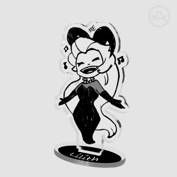 Sketchy Lillith hazbin hotel mini standee