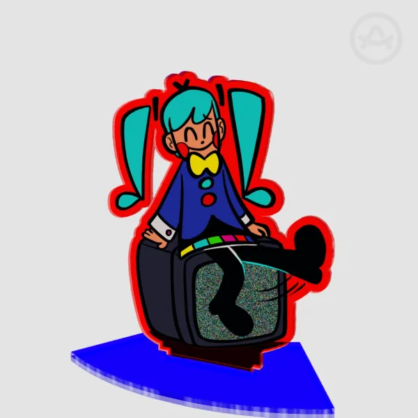 Static Miku Standee