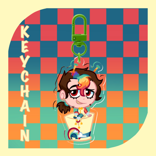Joel Clear Acrylic Keychain season 11