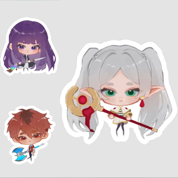 traveling trio stickers