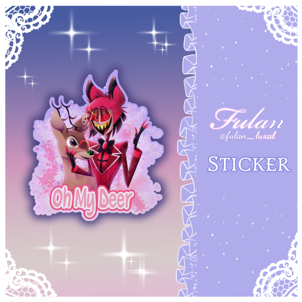 Oh my deer Alastor・Sticker