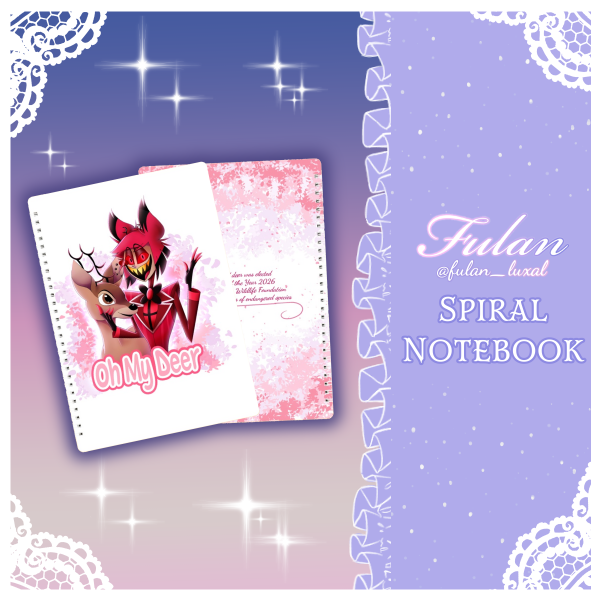 Oh my deer Alastor・Spiral Notebook