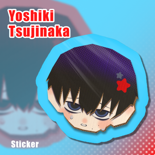 Cardboard Yoshiki Die Cut Stickers