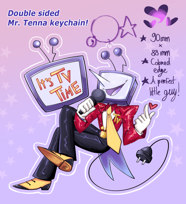 IT'S TV TIME Tenna Keychain