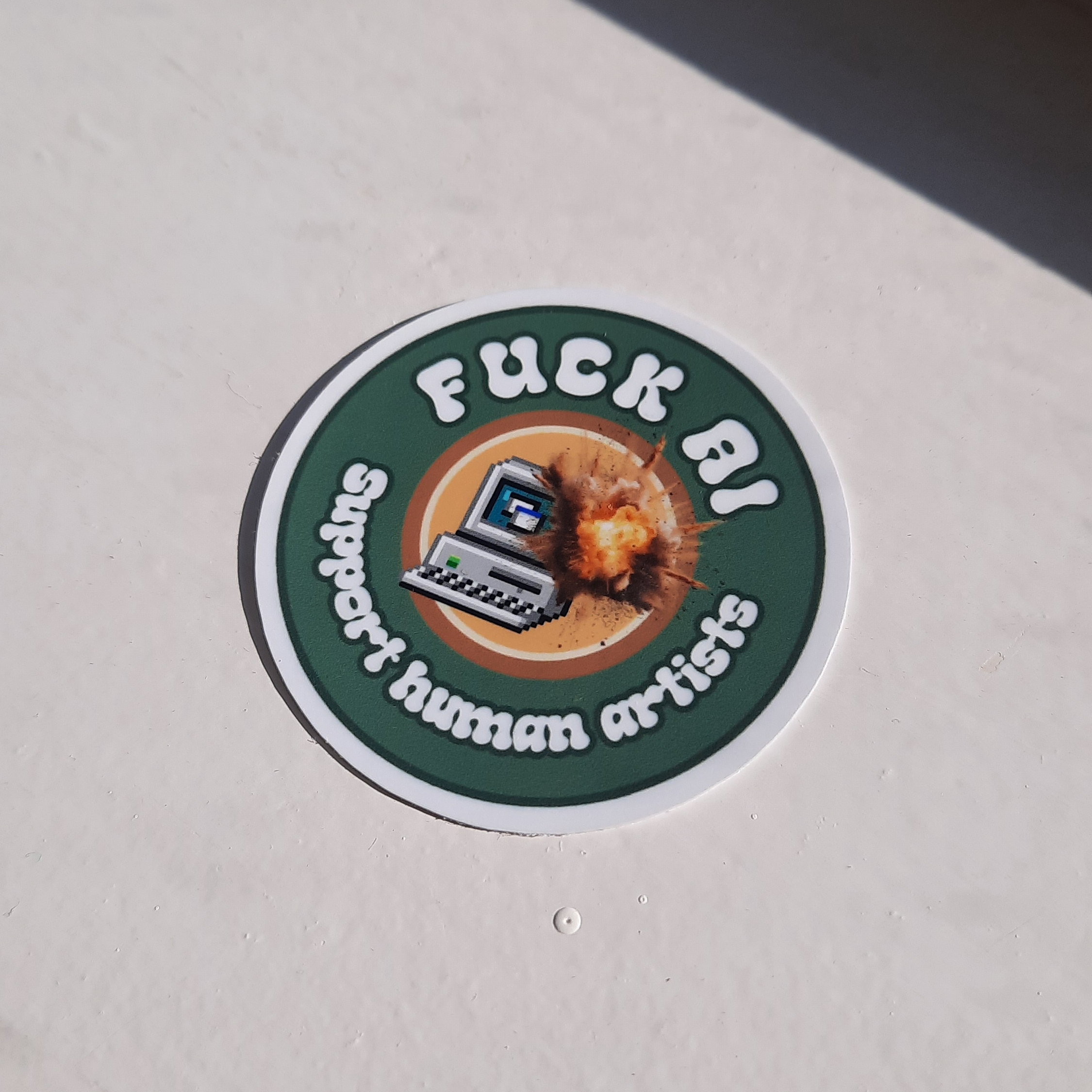Fuck AI Sticker