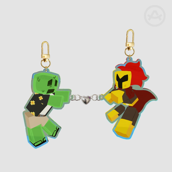SlimeKnight Magnetic Keychains