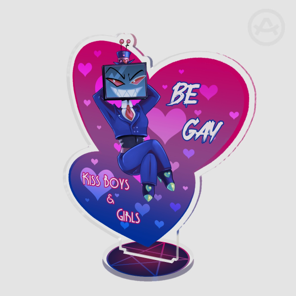 Hazbin Hotel Pride Month Vox 4" Standee