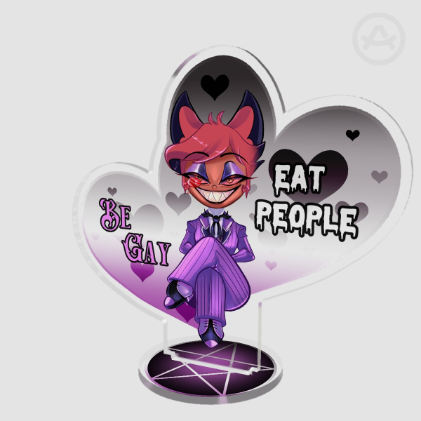 Hazbin Hotel Pride Month Alastor 4" Standee