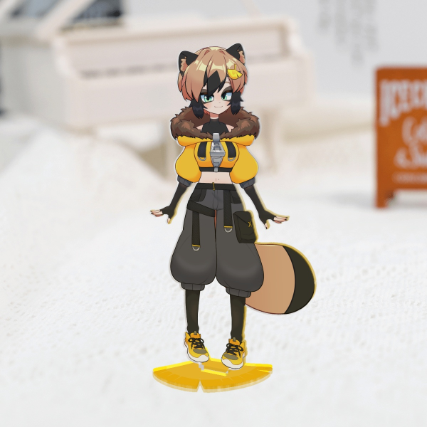 FULL BLEED 6" GINKO KANAMORI MODEL ACRYLIC STANDEE