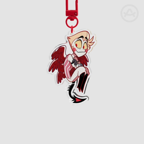 Lucifer Tail Wag keychain