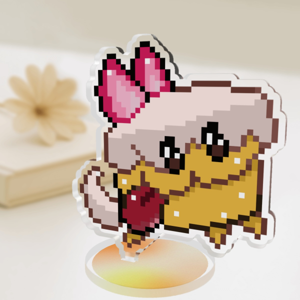 Cake Hound Pixel Art Acrylic Standee – Cookie Run: Kingdom 🍰