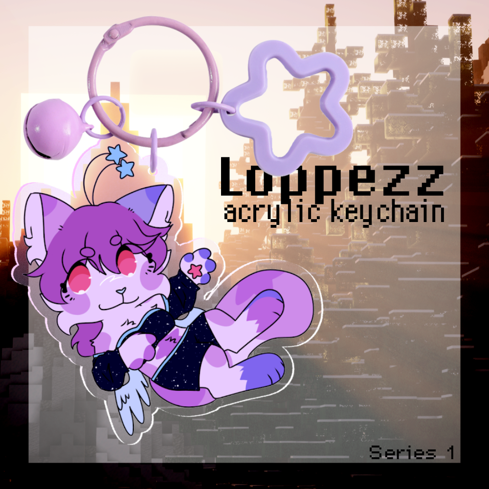 Loppezz Acrylic Keychain