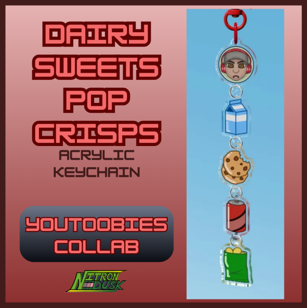 Dairy, Sweets, Pop, Crisps - Dashie Fanmerch - Acrylic Keychains