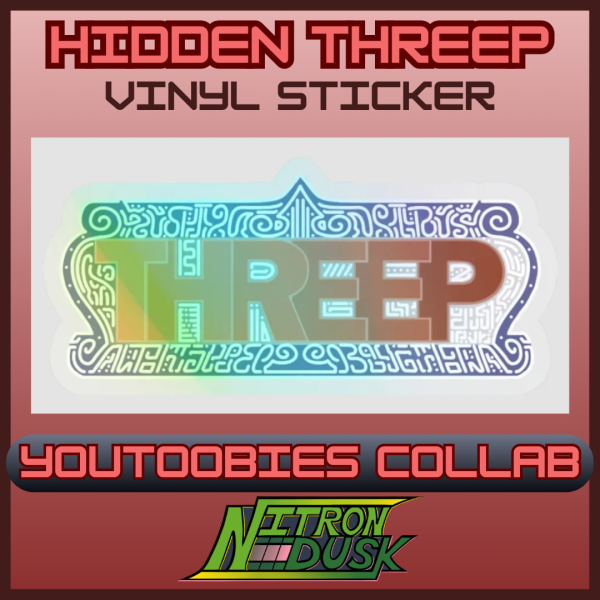 Hidden THREEP - Dashie Fanmerch - Vinyl Die Cut Stickers