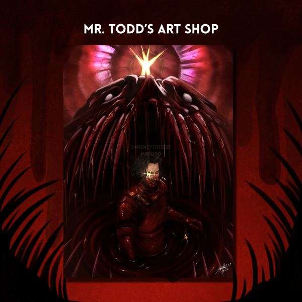 Blood Ocean - Iron Lung Horror Movie Fan Art Poster Print