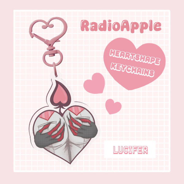 RA Heartshape Keychain (Lucifer)
