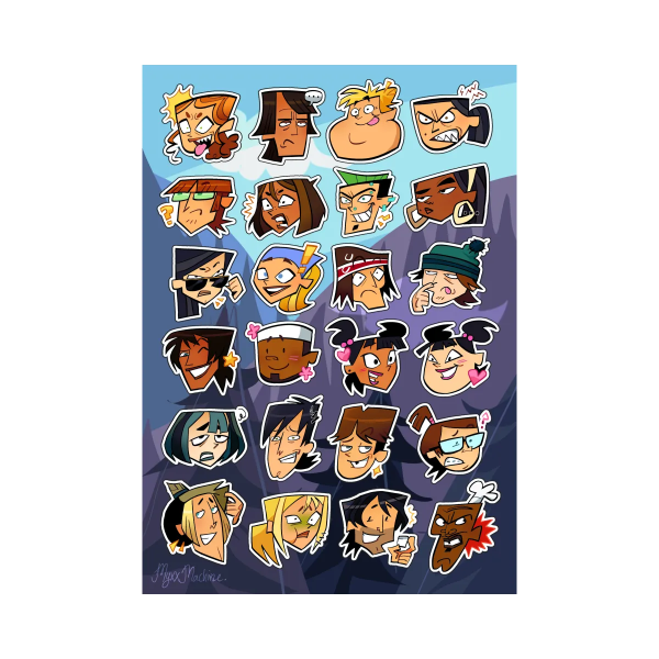 Summer Camp Sticker Sheet