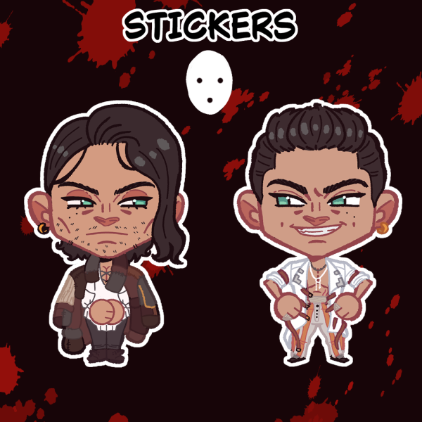 STICKERS; Set Stamatin Brothers; Pathologic