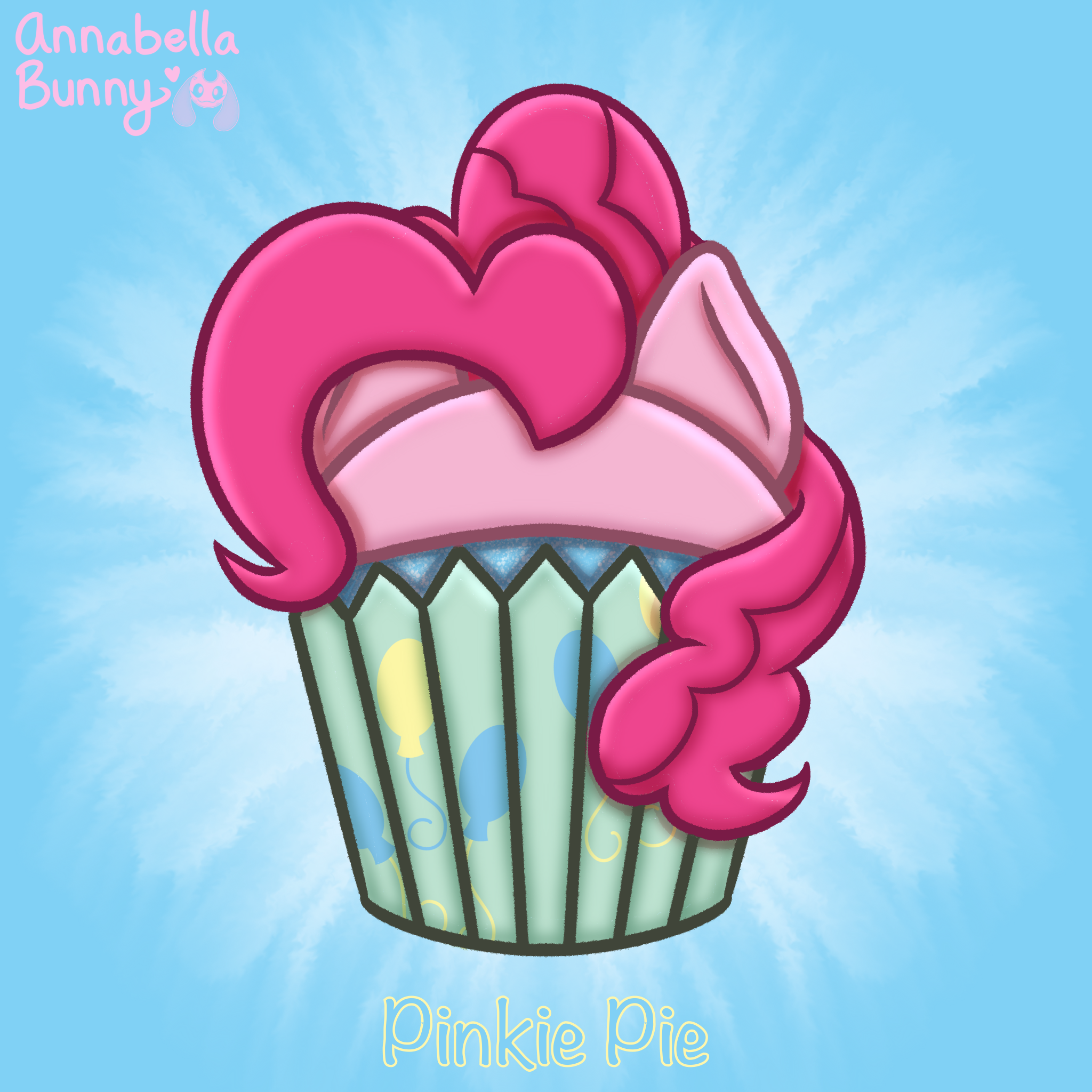 Laughter Cupcake Sticker (MLP)