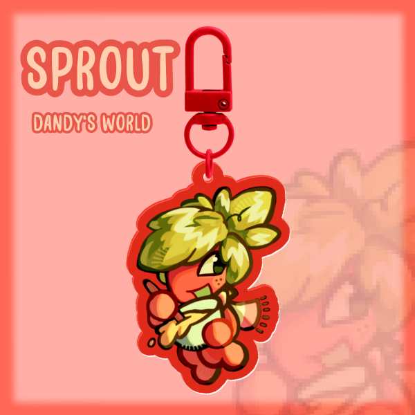 Sprout [Dandy’s World] Acrylic Keychain