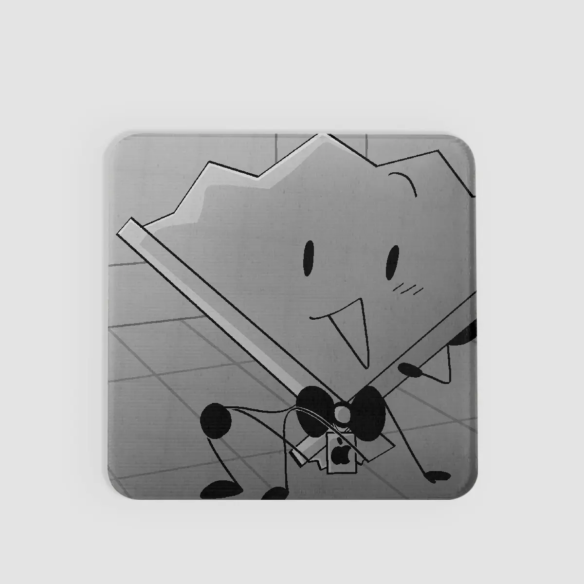 Binary Fan Lenticular Sticker