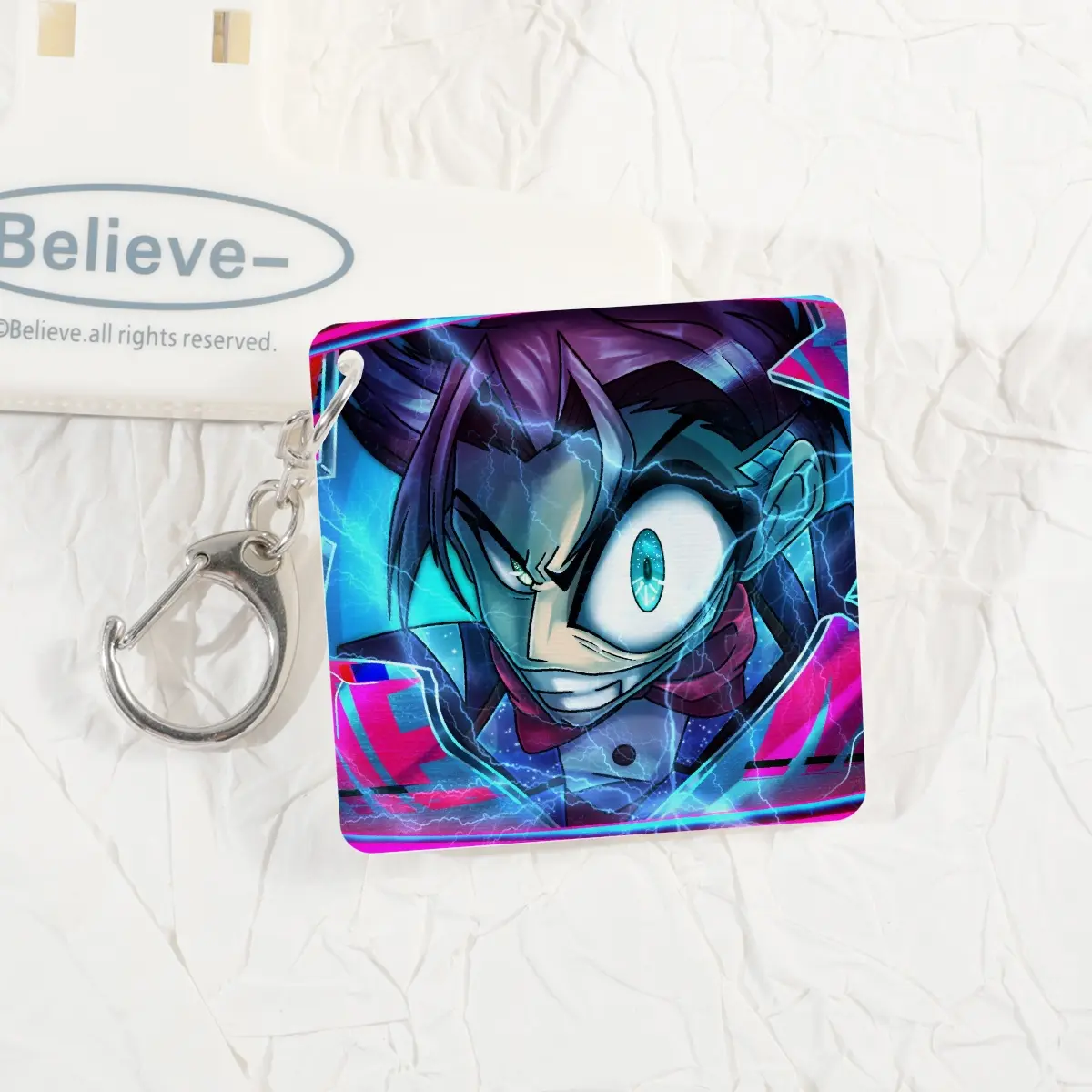 SHINE BRIGHTER Lenticular Acrylic Pendant - 1.96"-Square, ⑥