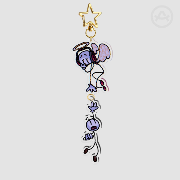 henry and charles keychain (the henry stickmin collection)