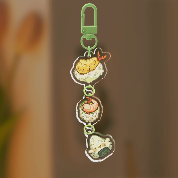 Sushi Connection Acrylic Keychains