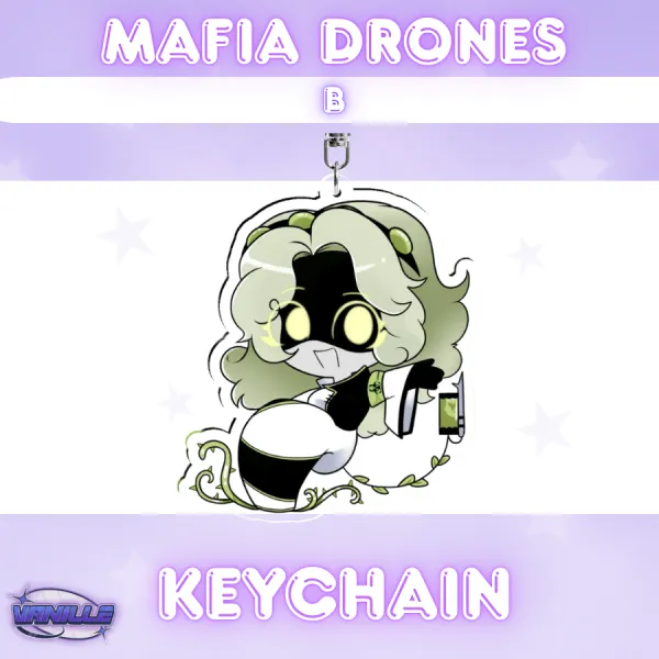 B - Mafia Drones Keychain