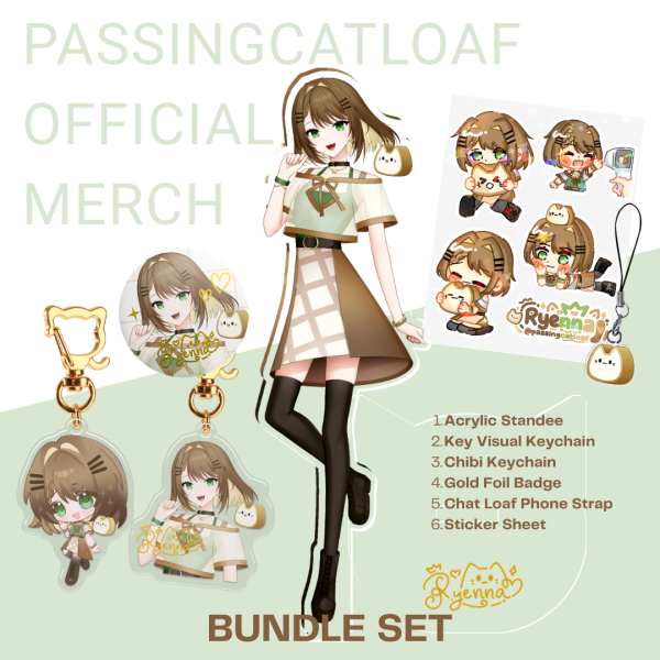 【Passingcatloaf Official Merch】Ryenna 1.0 Merch Bundle Set