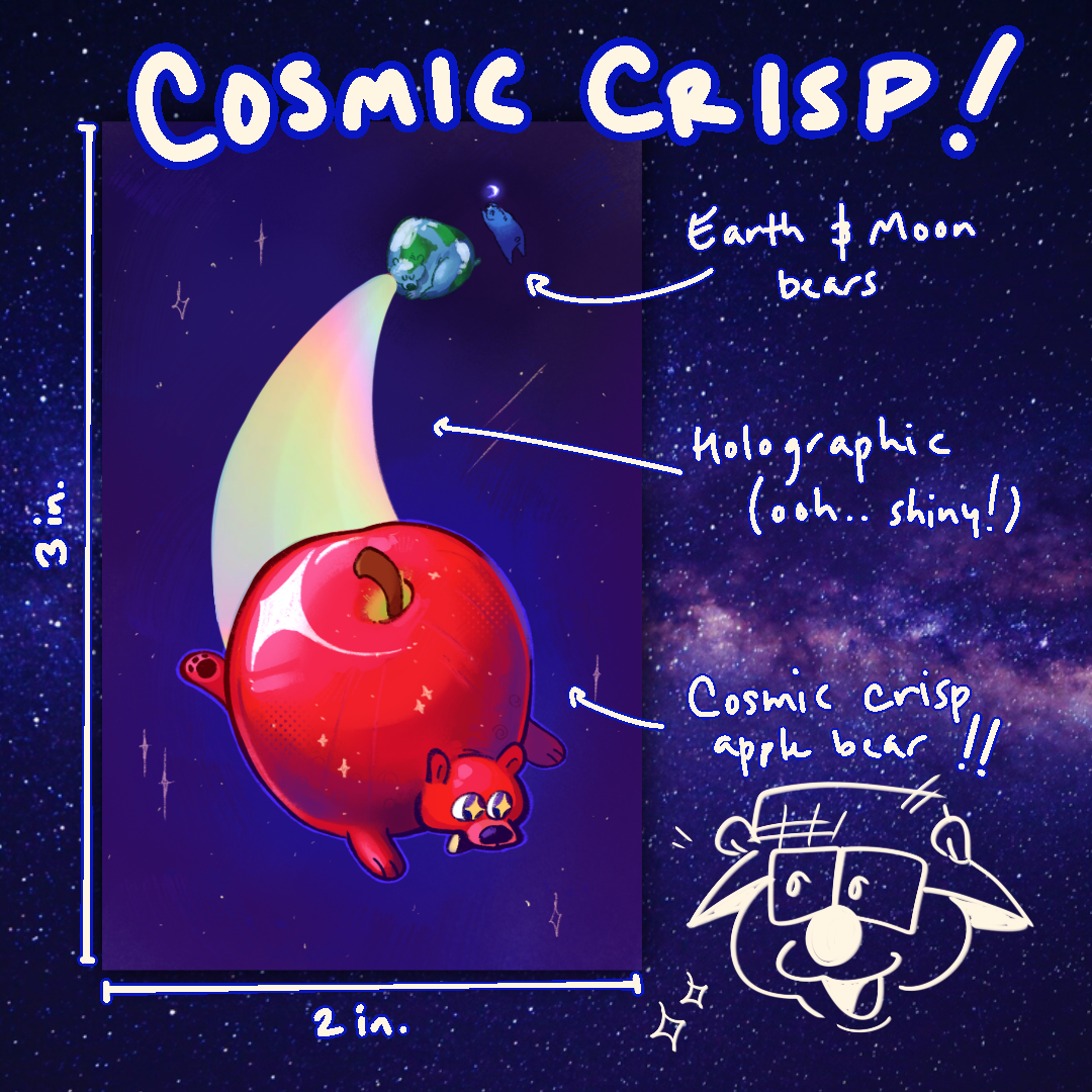 Cosmic Crisp Bapple Photocard
