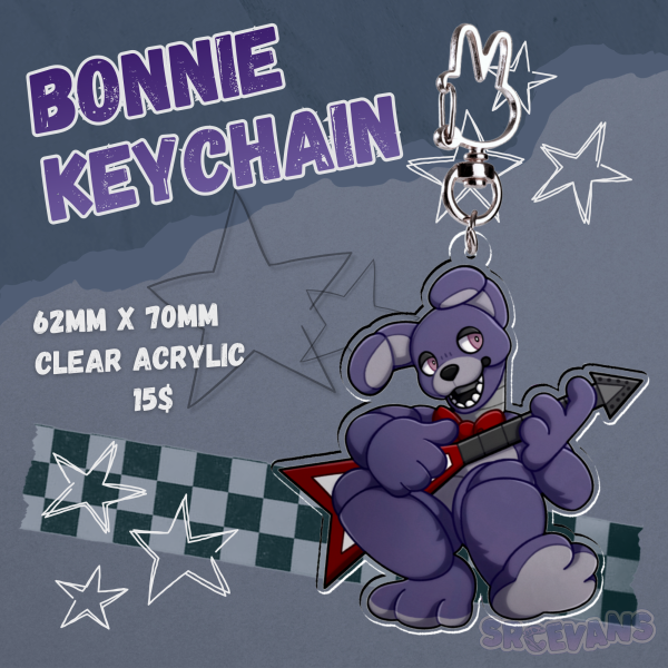 Bonnie Acrylic Keychain