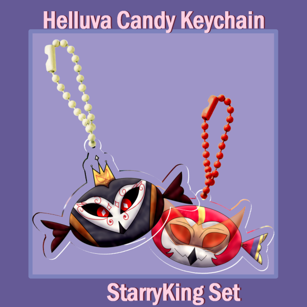Candy StarryKing keychain set