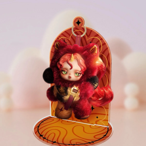 Sunset Shimmer Plush Keychain Display Stand