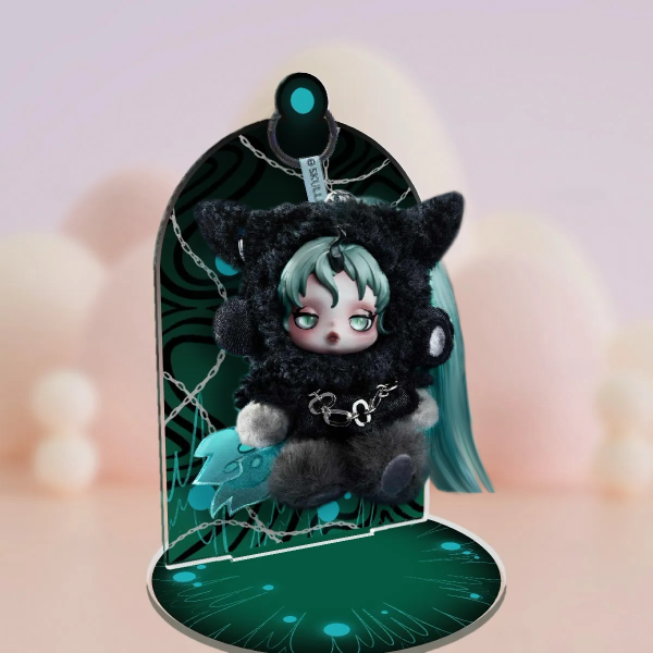 Queen Chrysalis Plush Keychain Display Stand