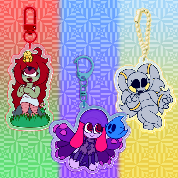 Titans Keychain Set
