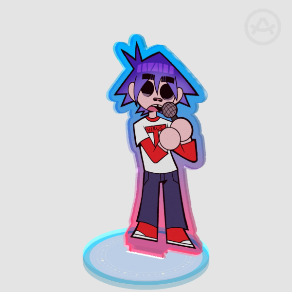 Phase 1 2D Colored Edge Acrylic Standee