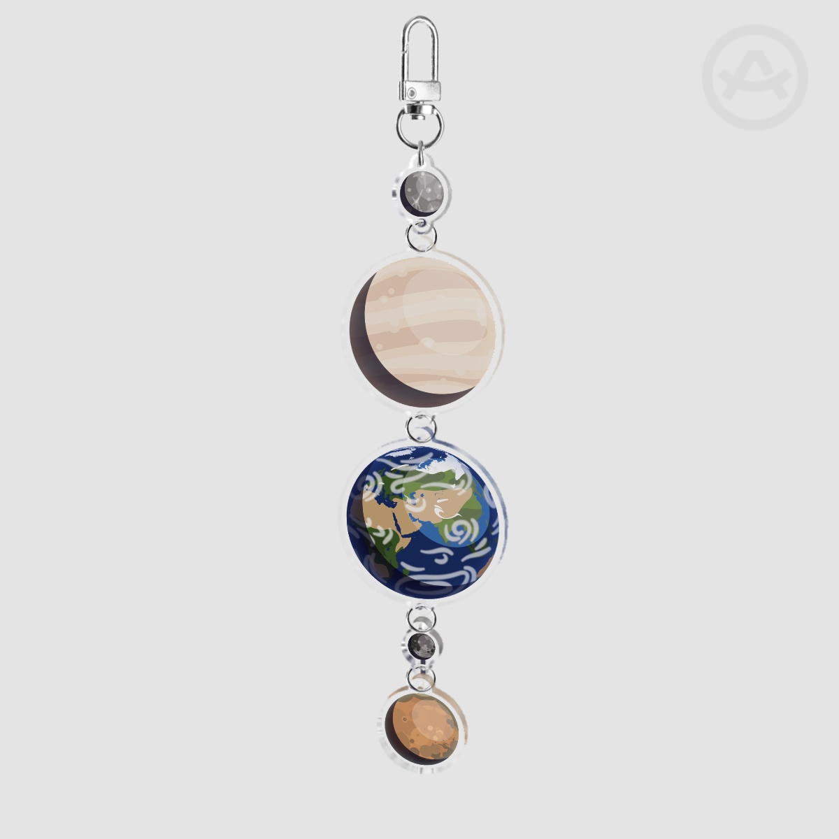 Inner Planets Keychain