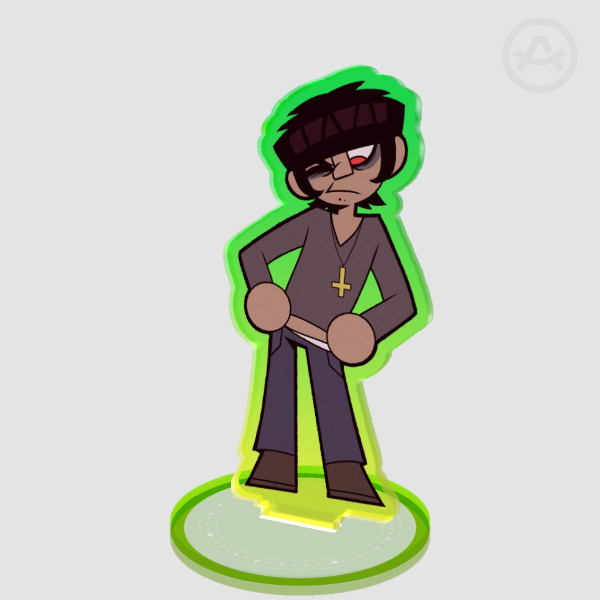 Phase 1 Murdoc Niccals Colored Edge Acrylic Standee