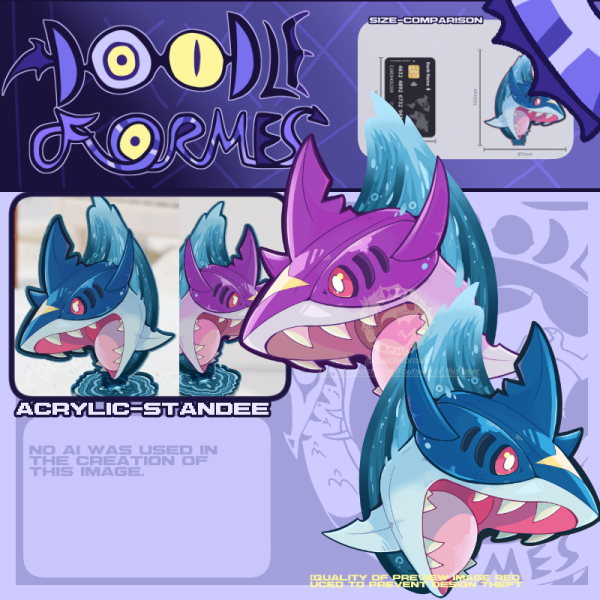 Shark It Up (2 Sided Standee)
