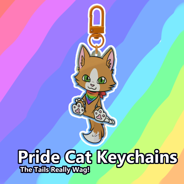 Ginger Tuxedo Cat Pride Gay