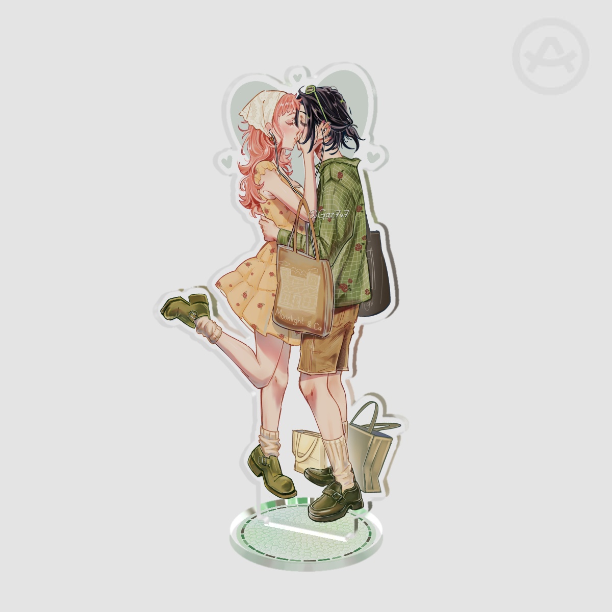 MitsuAya Acrylic Standee (Green Yuri) - Mitsuki x Aya