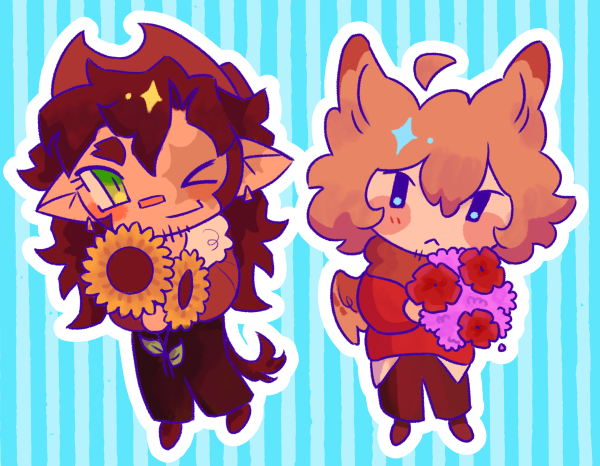 Desert Duo Keychain Set